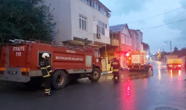 Dilovası’nda kömürlük yangını