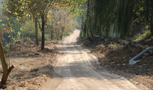 Alikahya-Yuvam’da yürüyüş yolu yapılıyor