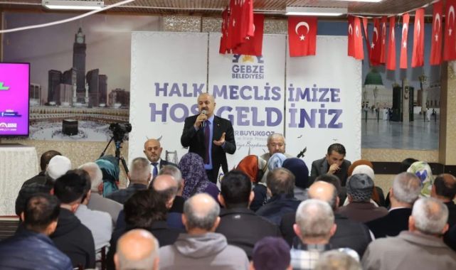 Başkan Büyükgöz halk meclisini Arapçeşme’de topladı