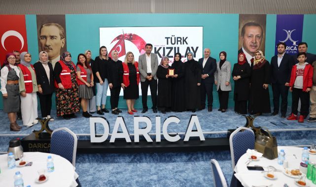 Bıyık, Kızılay gönüllüleriyle buluştu