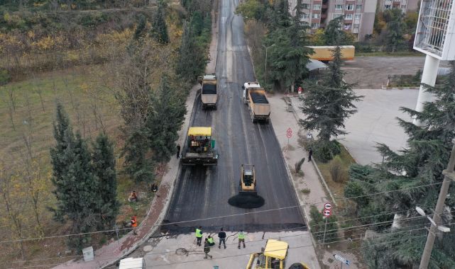 Gebze Dicle Caddesi’nde üstyapı çalışmaları tamamlandı