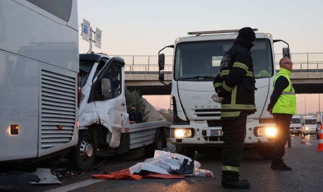 Gebze TEM’de feci kaza: 1 ölü, 1 yaralı