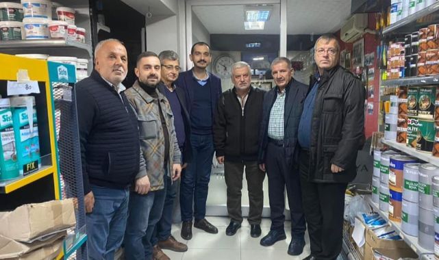 Güney ve Şeker’den İzmit’te esnaf ziyareti