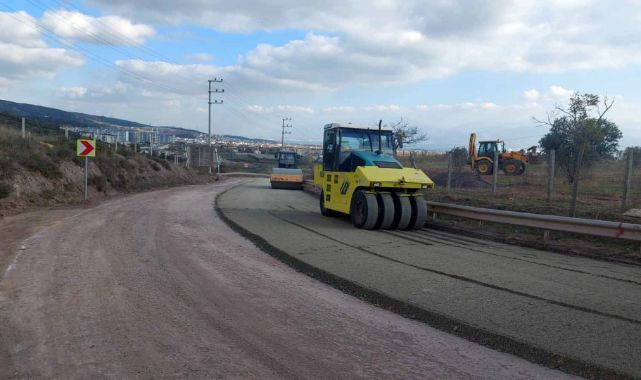 İlimtepe yolu asfaltlanıyor