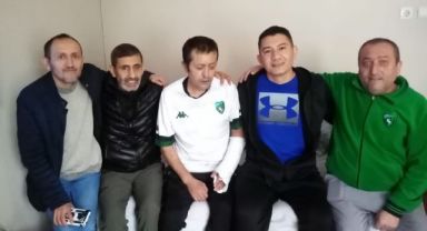 Kazada ağır yaralanmıştı, taburcu olunca Kocaelispor'una kavuştu