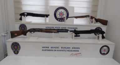 Kocaeli'de 32 adet silah ele geçirildi