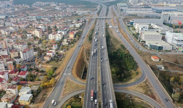 TEM’in Gebze güzergâhı yeşile bürünüyor