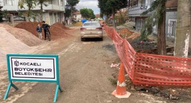 Akmeşe Menderes Caddesi yenileniyor