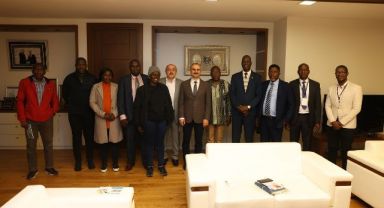 Başkan Çiftçi, Uganda heyetini ağırladı
