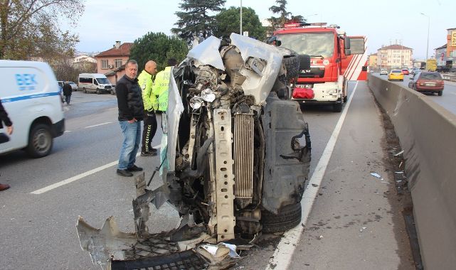 Gölcük’deki kaza kameralara yansıdı