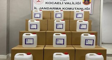 Jandarma’dan kaçak alkol operasyonu