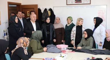 Kendini geliştiren ve üreten kadınların yanında olacağız