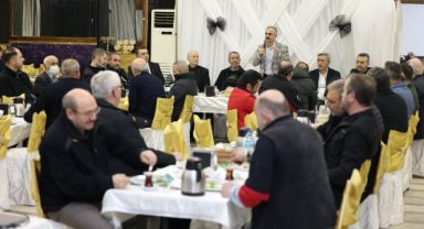 Çiftçi, esnaflarla buluştu