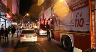 Gebze Yeni Çarşı’da yangın paniği