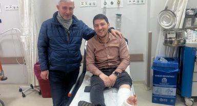 Mehmet Dinç’in ayağı kırıldı!