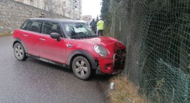 Otomobil ile motosiklet kafa kafaya çarpıştı: 1 ağır yaralı