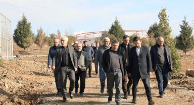 Şayir, Millet Bahçesi çalışmalarını yerinde inceledi
