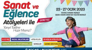 Yarıyıl tatilinde sanat ve eğlence atölyeleri