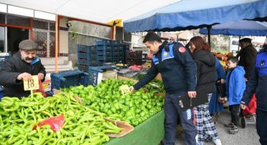 Zabıtadan pazar denetimi