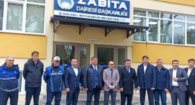 Zabıtadan Türkistan heyetine uygulamalı eğitim