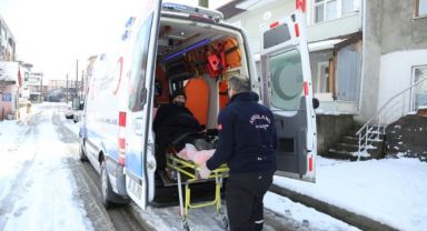 Büyükşehir karda kışta herkesin yanında