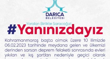 Darıca depremzedelere kapılarını açtı