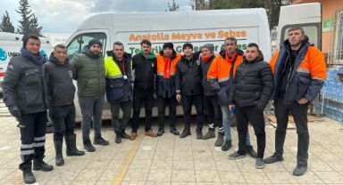Derince Eğitim Araştırma personeli Nurdağı’nda yaraları sardı