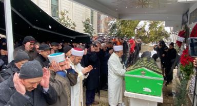 Gazeteci Ali Şahin’in Maraş’da ölen evladına son görev