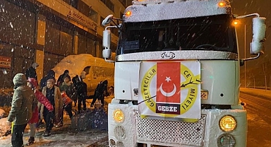 GEGACE yardım tırı Hatay'a gitti