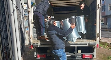 Gümüşhaneliler afetzedelerin yanında