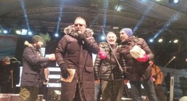 Haluk Levent'ten eksi 10 derecedeki konserinde yürekleri ısıtan davranış
