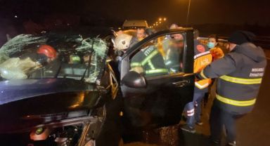 İstanbul'a giden depremzedeler Kocaeli’de kaza yaptı