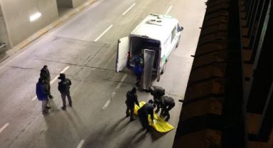 Köprüden tünele düşen yaşlı adam hayatını kaybetti