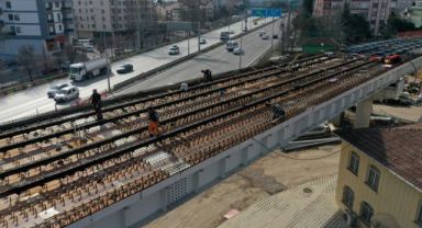 Kuruçeşme’de ray imalatı devam ediyor