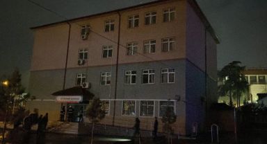 Okulun mutfağında yangın çıktı