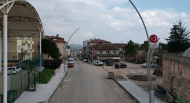 Akmeşe Menderes Caddesi yenilendi
