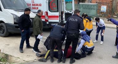 Cadde ortasında baygın halde bulundu