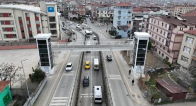 Darıca Okul Yolu Caddesi’nde üst geçit tamam