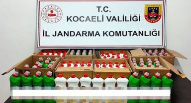 Gebze'de binlerce sahte deterjan ele geçirildi
