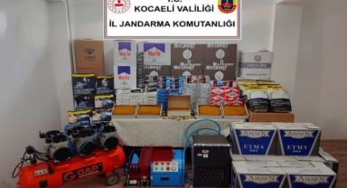Kocaeli'de 333 bin 400 makaron ele geçirildi