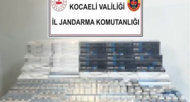 Kocaeli'de bin 280 paket kaçak sigara ele geçirildi