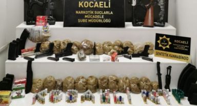 Kocaeli'de uyuşturucuyla mücadelede 121 şüpheli yakalandı