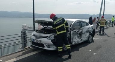 Osmangazi Köprüsü'nde kaza