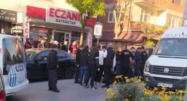 Aracın açılan kapısına çarpan bisikletli yaralandı