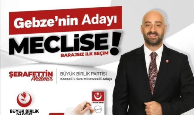 BBP adayı Akdemir destek istedi