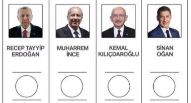 Cumhurbaşkanı adaylarının oy pusulasındaki yerleri belli oldu