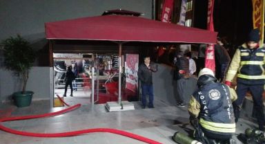 Fitness salonunda çıkan yangın söndürüldü