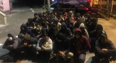 Gebze'de 25 düzensiz göçmen yakalandı