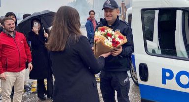 Kavga ihbarına gelen polis ekiplerine büyük sürpriz