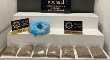 Kocaeli’de 4 kilo 800 gram uyuşturucu ele geçirildi